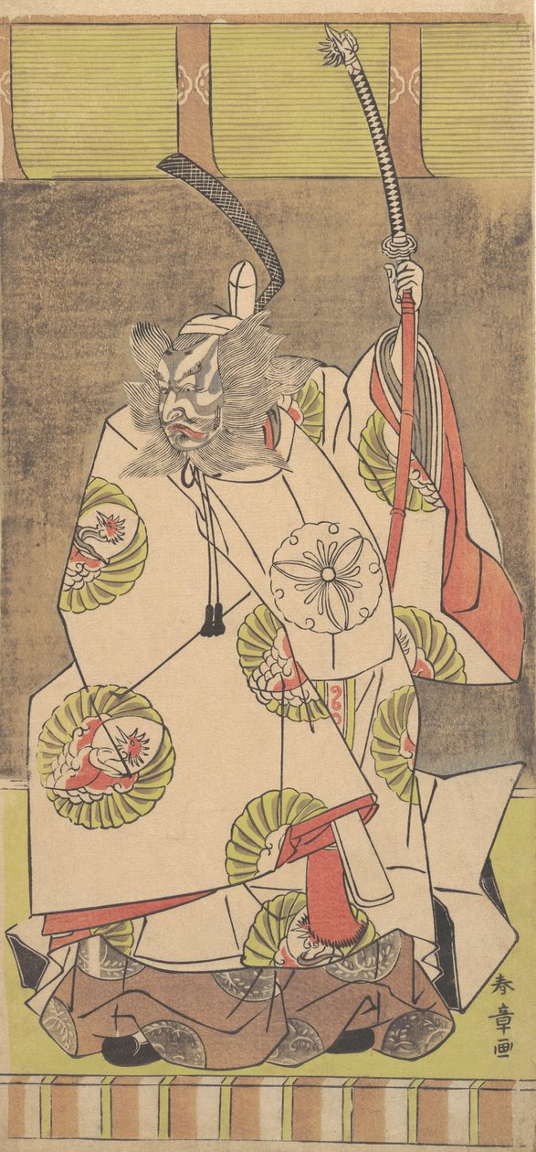 Acteur de Kabuki Ichikawa Danjuro IV, 12e mois, 1771 - Shunsho