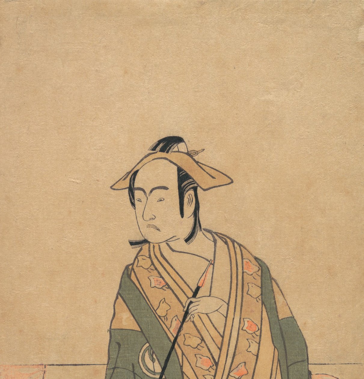 Le troisième Sawamura Sojuro dans le rôle de Soga no Juro, vers 1779 - Shunsho