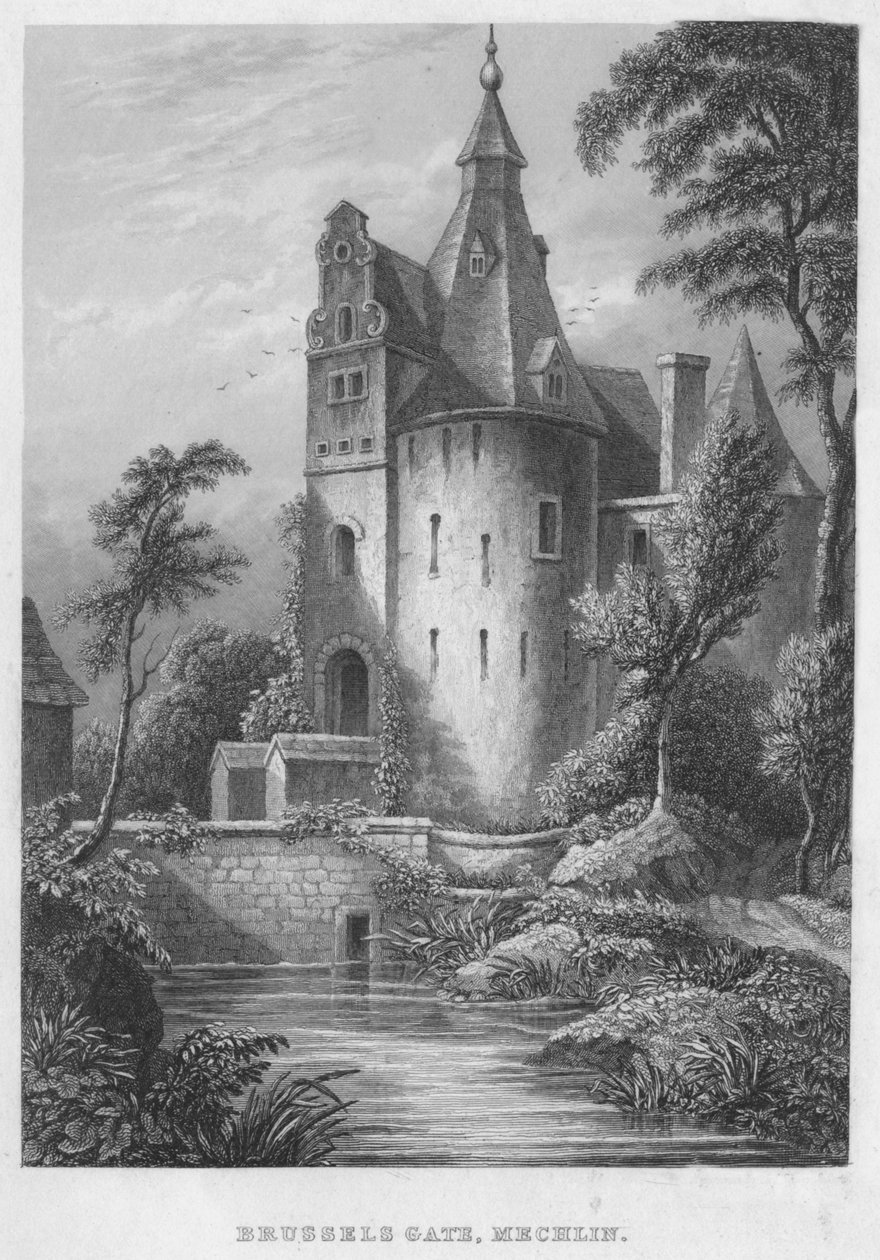 Porte de Bruxelles, Mechlen, 1850 - Shury and Son