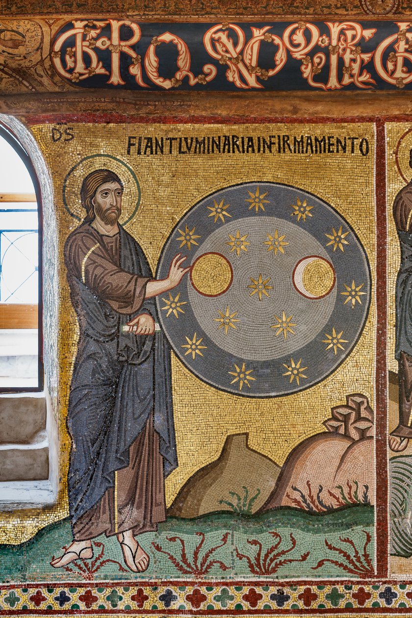 La Chapelle Palatine (Basilique), cycle de mosaïques sur l