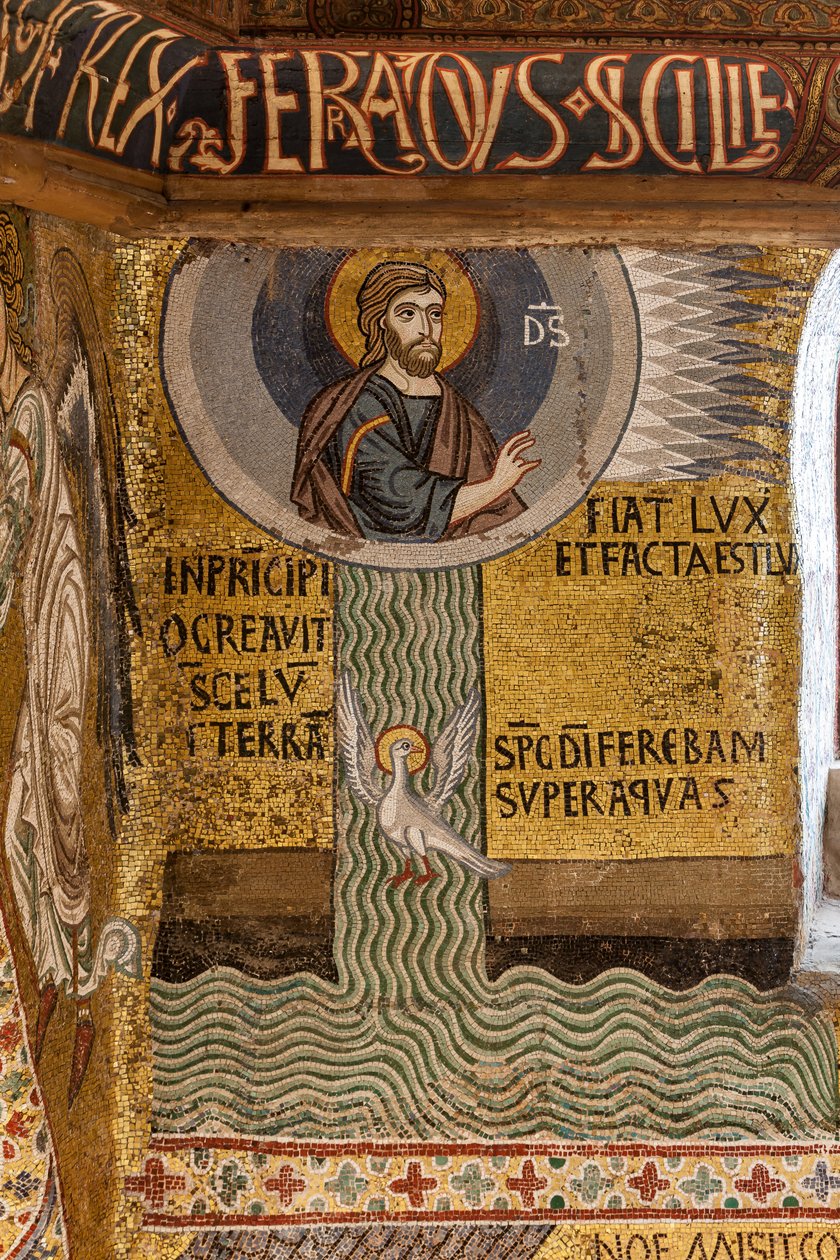 La Chapelle Palatine (Basilique), cycle de mosaïques sur l