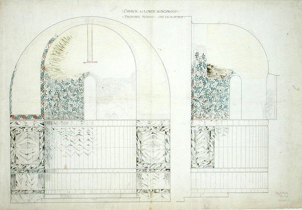 Conception de mosaïque pour l