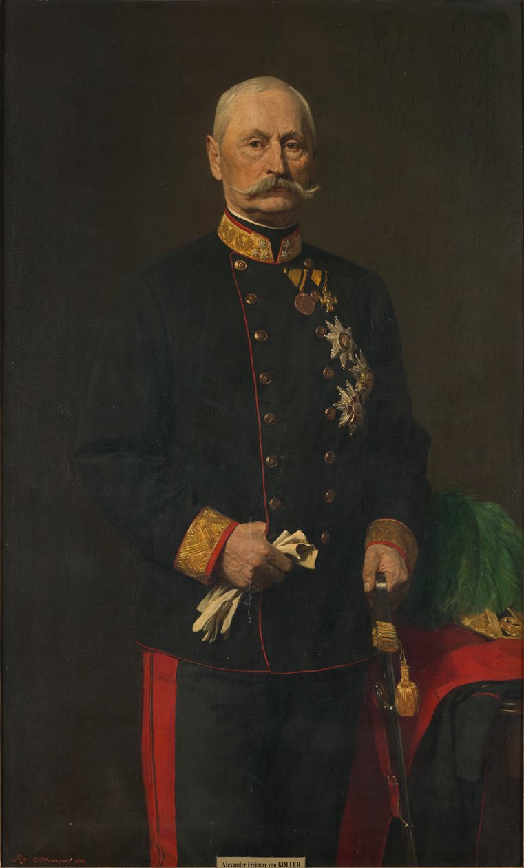 Général de cavalerie Alexander Freiherr von Koller - Siegmund L