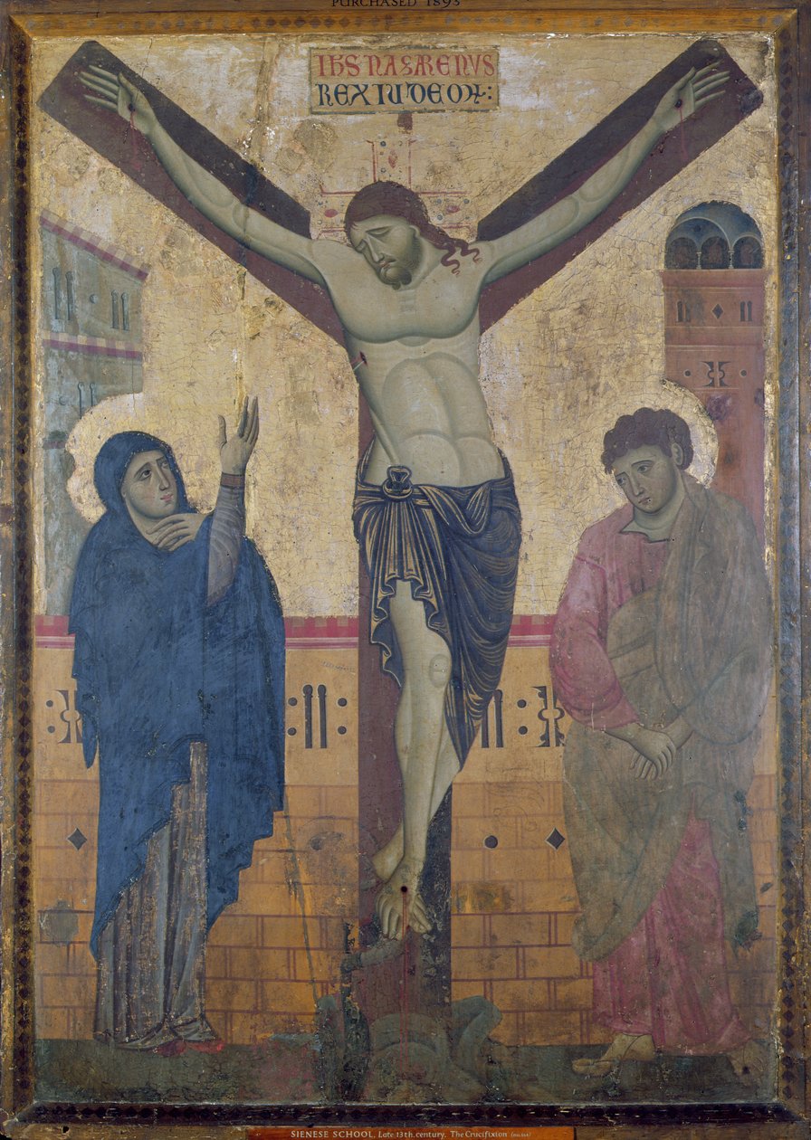 Crucifixion, vers 1285 - Sienese School