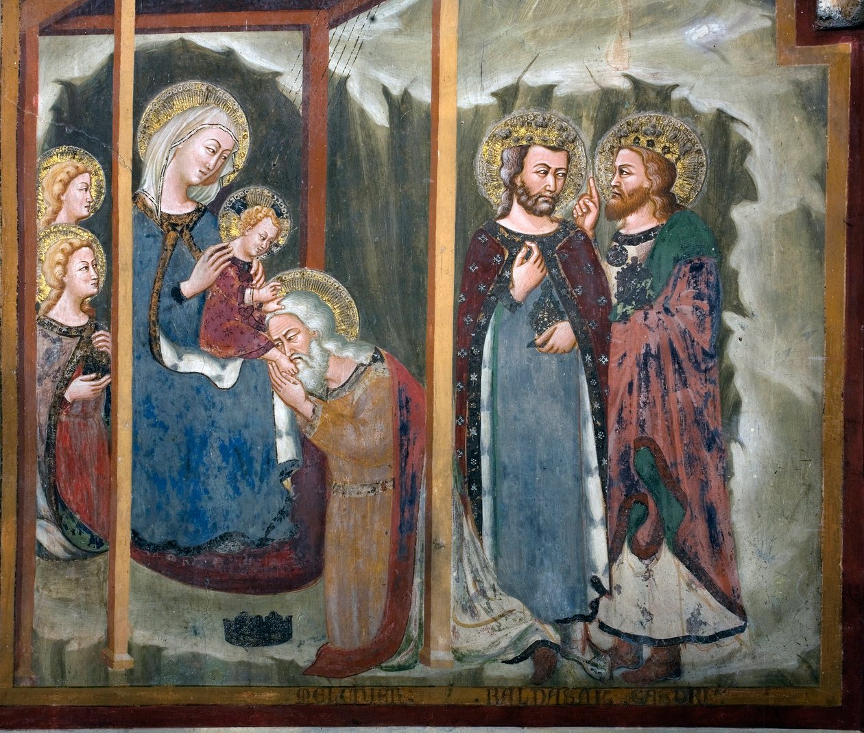 Adoration des Mages - Sienese School