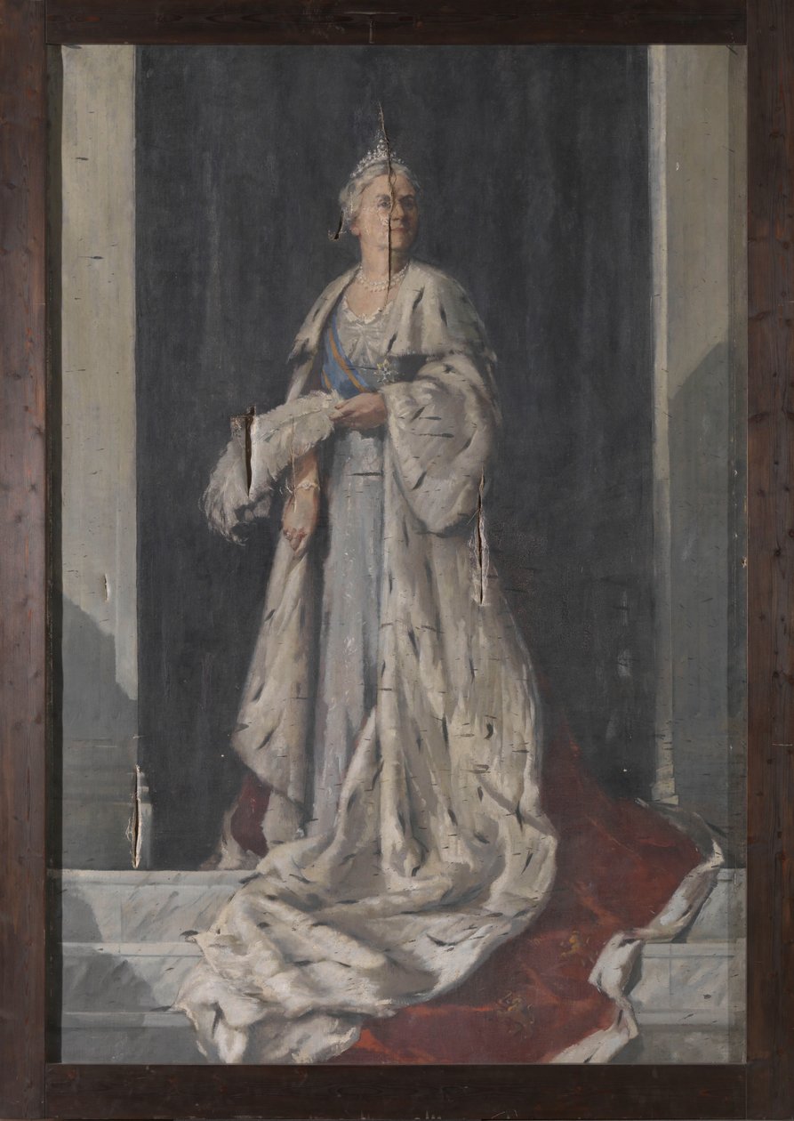 Portrait de Wilhelmina, reine des Pays-Bas - Sierk Schröder