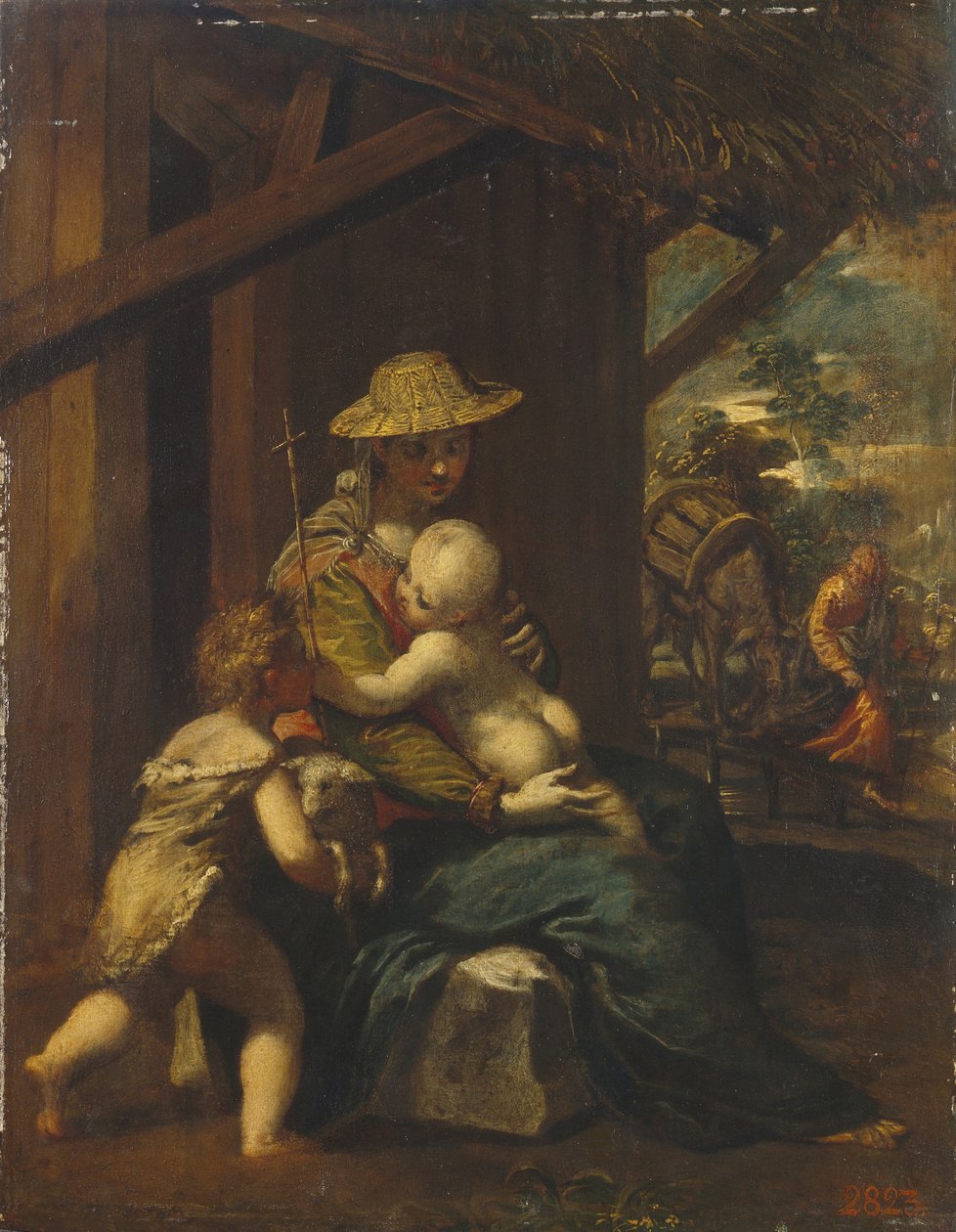 La Sainte Famille - Sigismondo Scarsellino