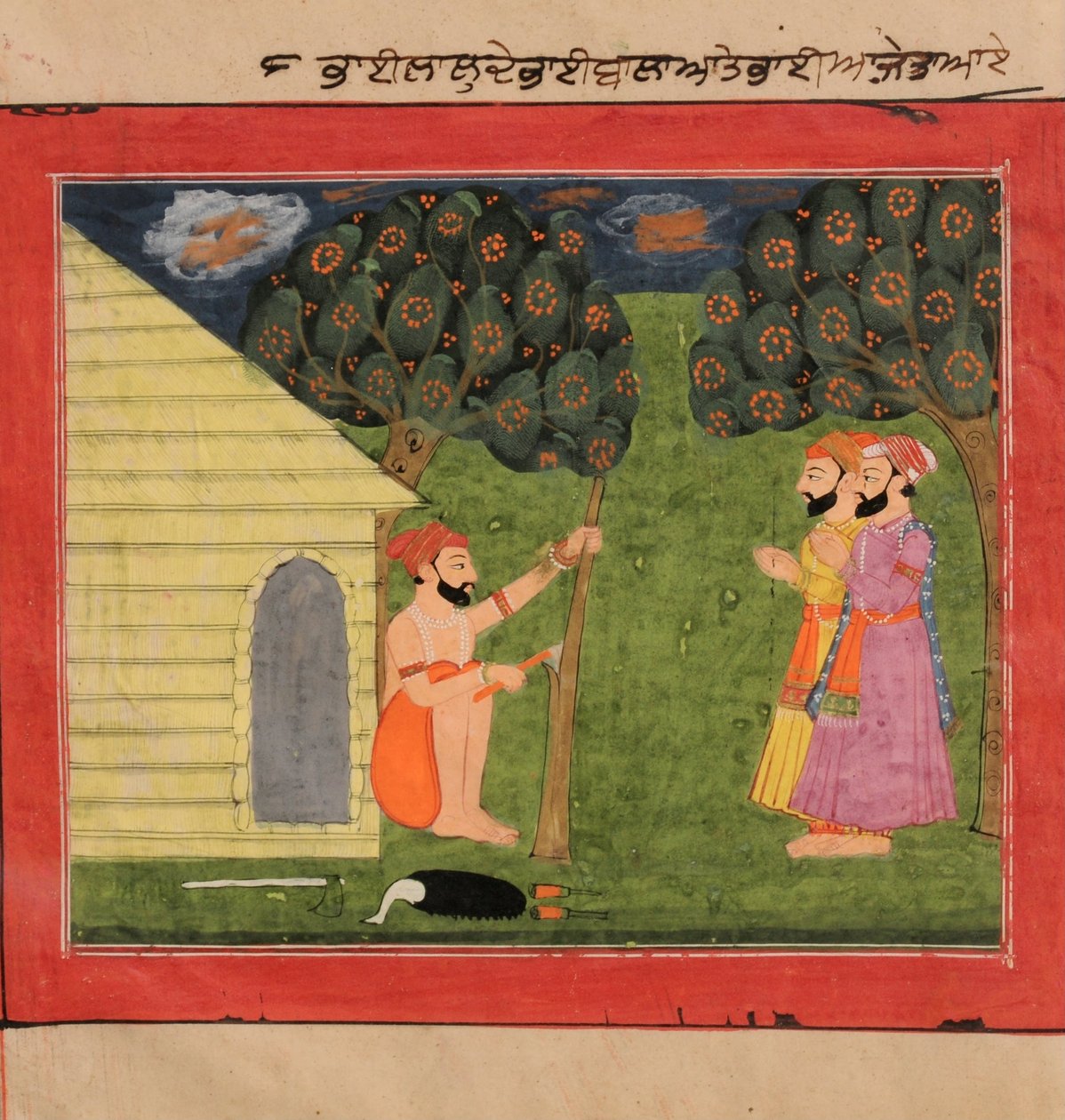 Bhai Bala et Bhai Ajit rendent visite à Bhai Lalu le charpentier - Sikh School