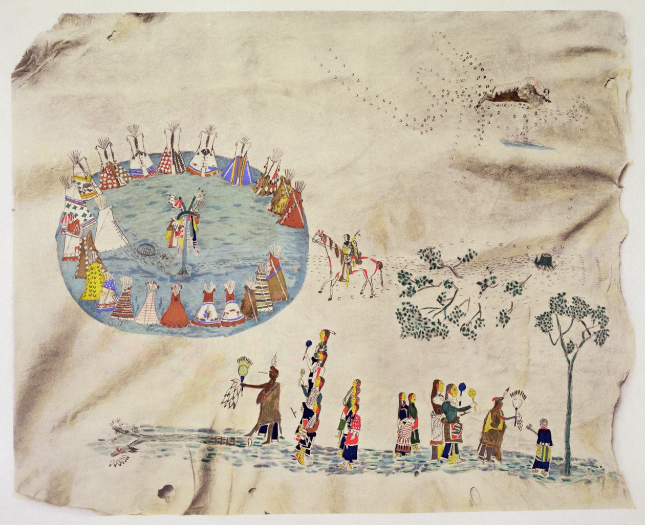 La danse du soleil des Shoshones - Silver  Horn