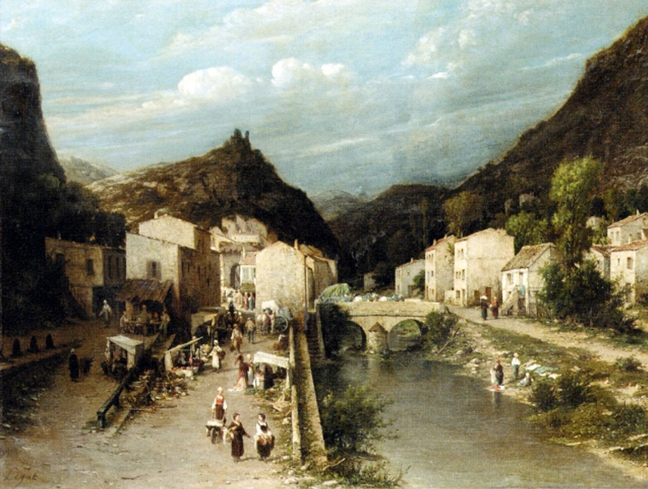 Un village de montagne, Italie - Silvestro Lega
