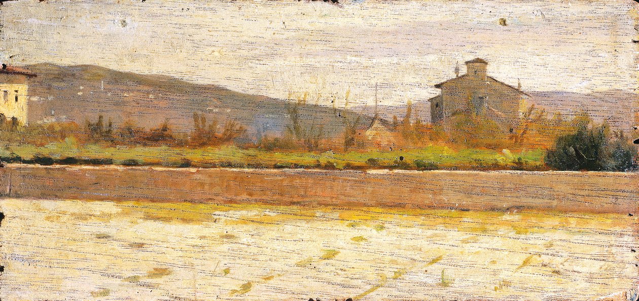 Paysage de Modigliana - Silvestro Lega
