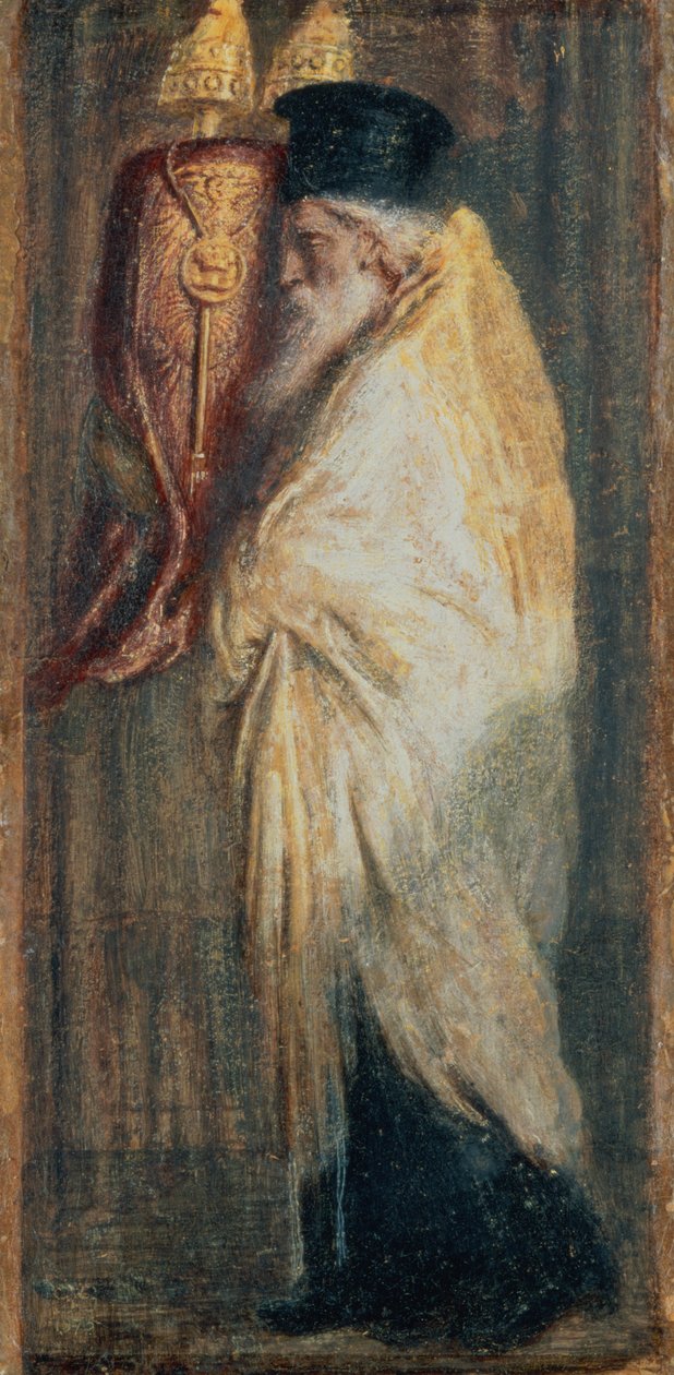 Aaron avec le rouleau de la loi, 1875 - Simeon Solomon
