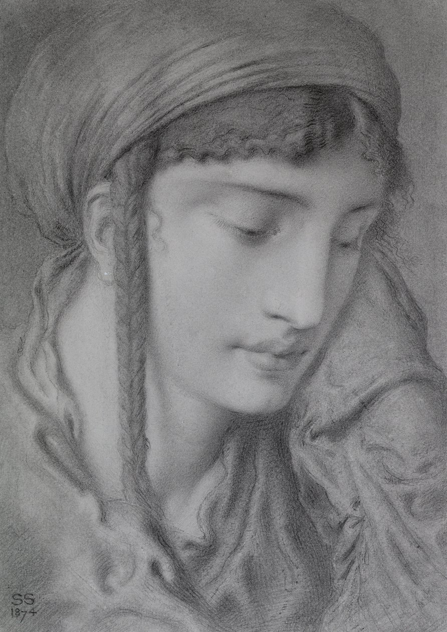 Une fille hébraïque - Simeon Solomon
