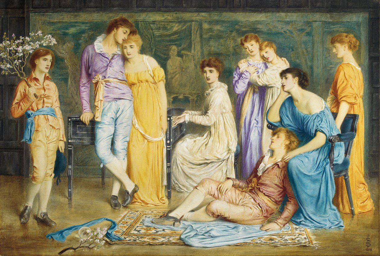 Un prélude de Bach, 1868 - Simeon Solomon