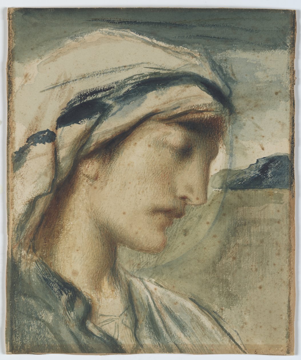 Figure avec foulard - Simeon Solomon