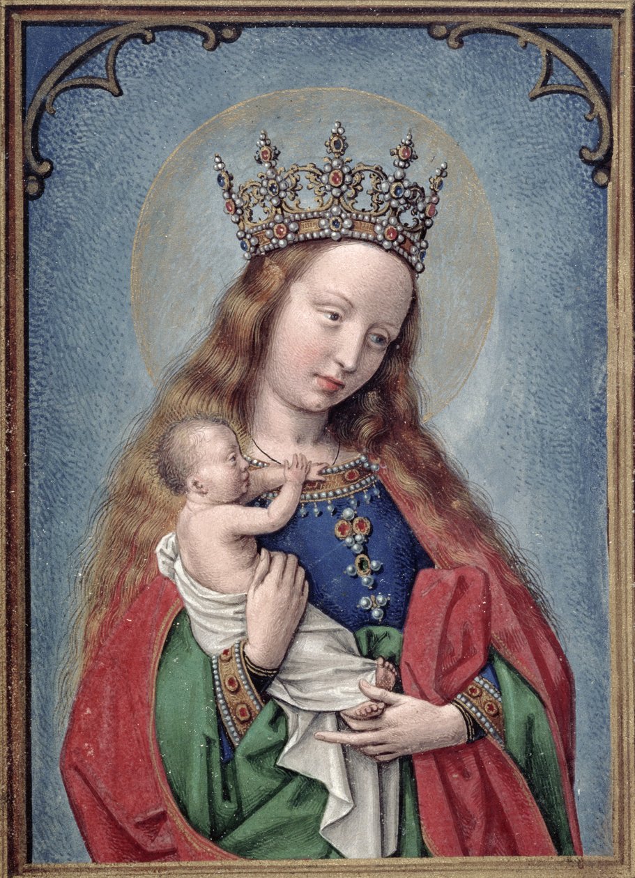 W.99 fol.44v La Vierge et l