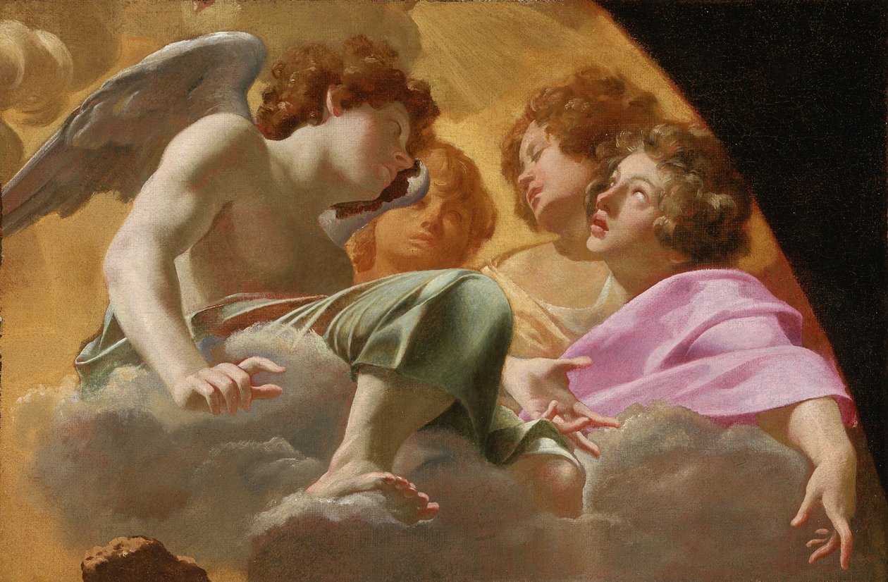 Modèle pour le retable de Saint-Pierre, 1625 - Simon Vouet