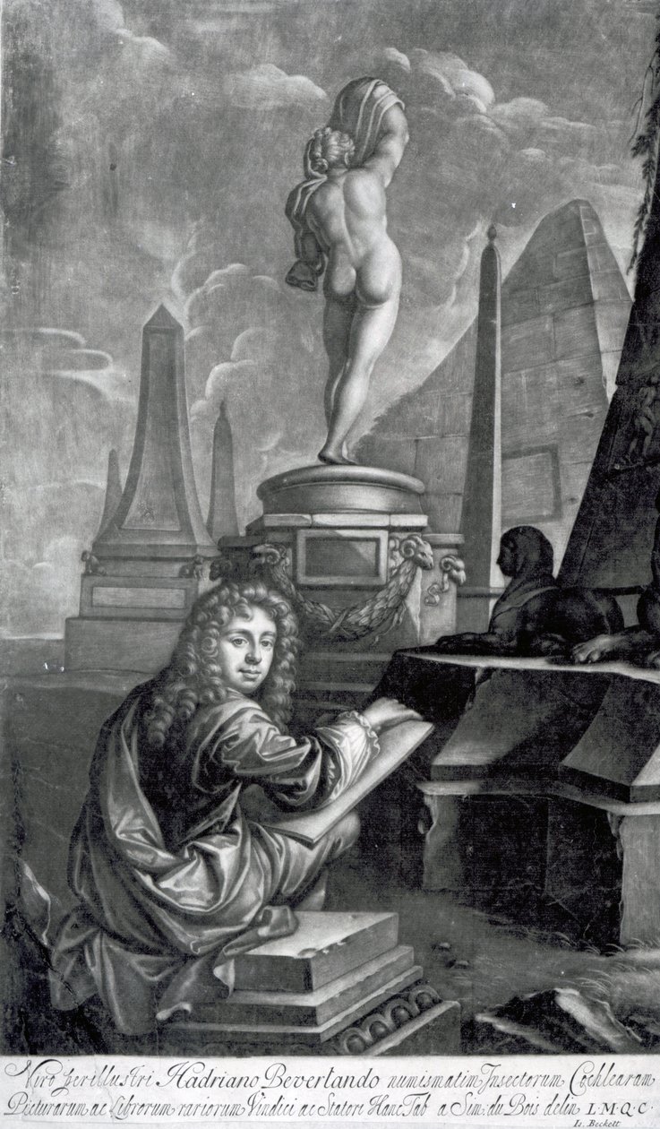 Adrian Beverland, gravé par Isaac Beckett - Simon (after) Du Bois