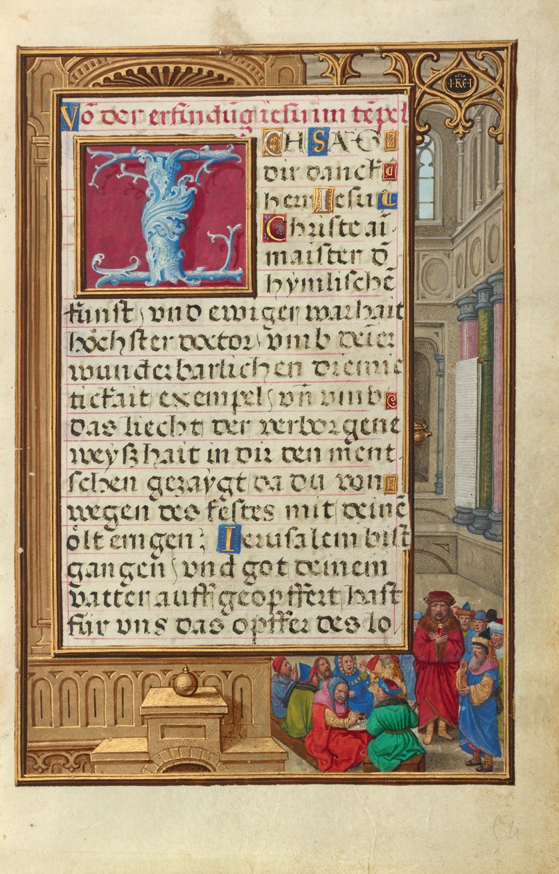 Samuel stellt Saul als König vor - Simon Bening