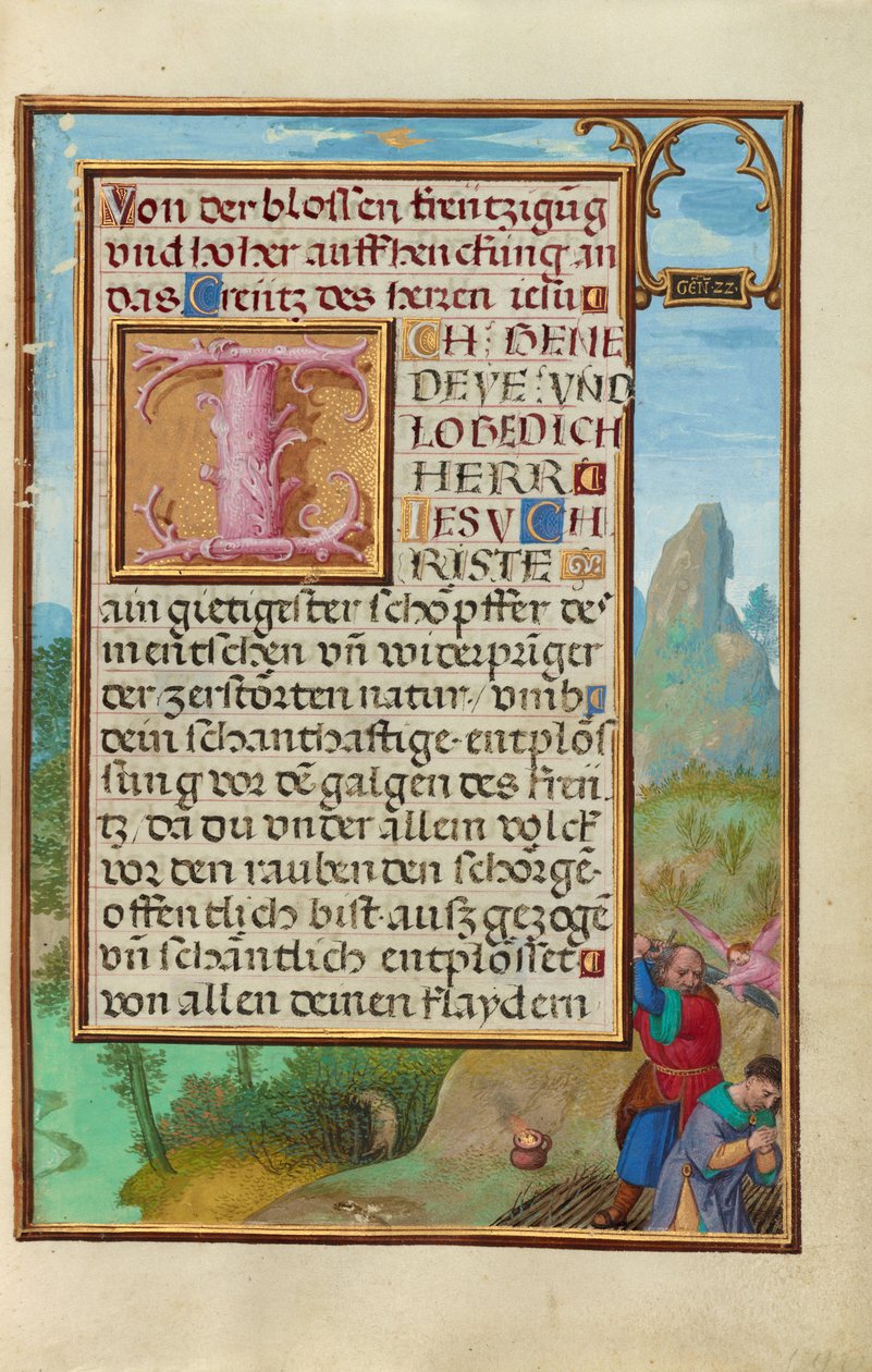Rand mit dem Opfer Isaaks - Simon Bening