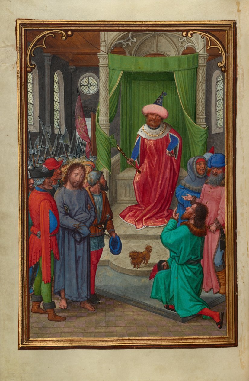 Le Christ devant Hérode - Simon Bening