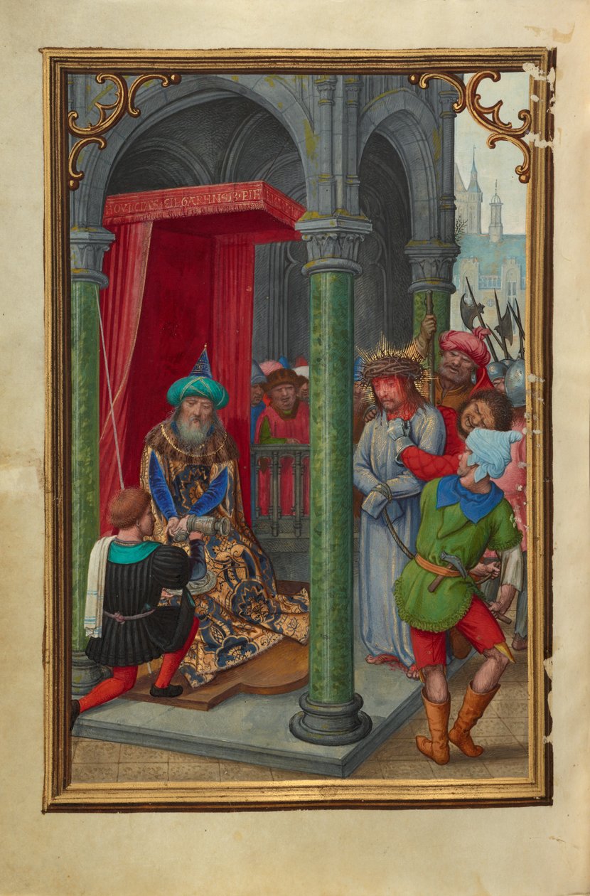 Pilate se lavant les mains - Simon Bening
