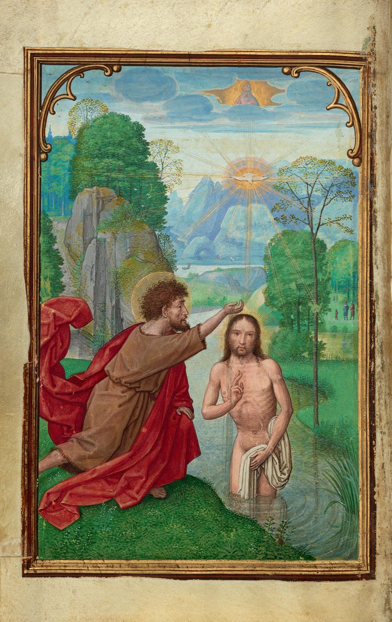 Le Baptême du Christ - Simon Bening