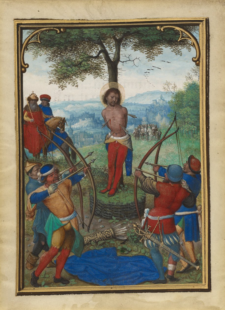Das Martyrium des Heiligen Sebastian - Simon Bening