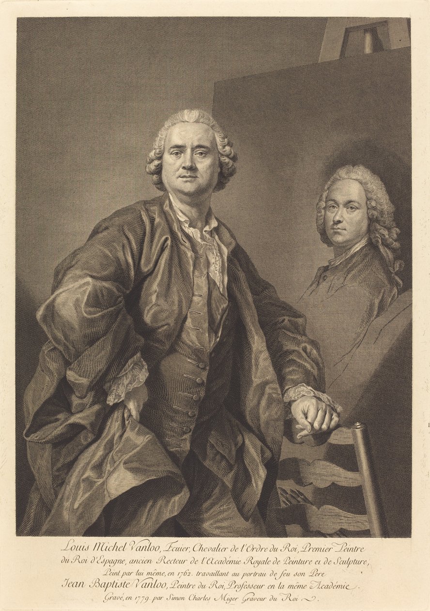 Louis Michel Vanloo - Simon Charles Miger after Louis Michel Van Loo