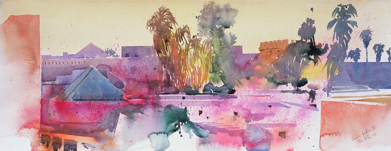 De la Galice II (aquarelle sur papier) - Simon Fletcher