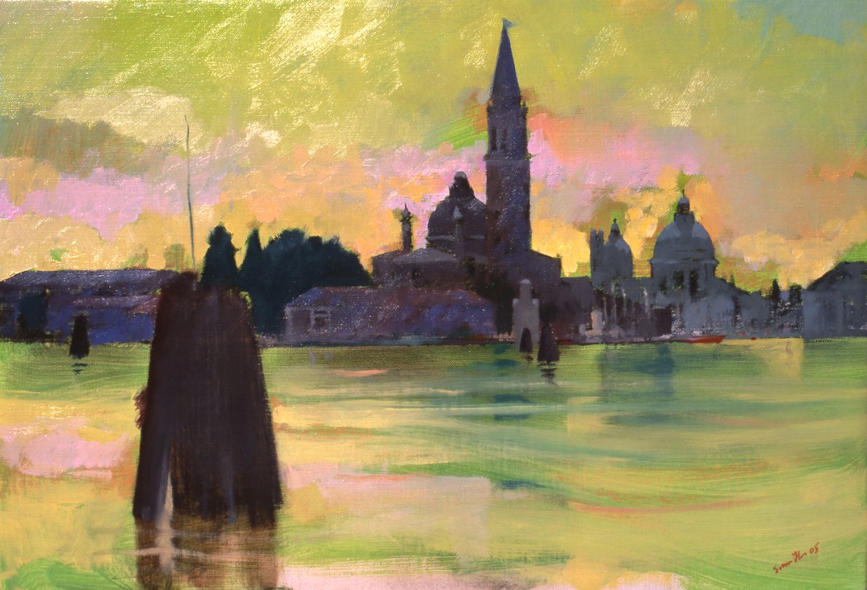 Giorgio et Salute, 2005 (huile sur toile) - Simon Fletcher