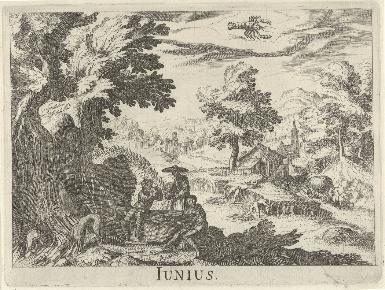 Juin (Les Douze Mois) - Simon Frisius