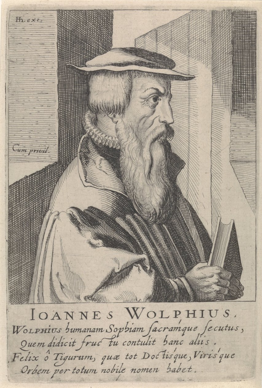 Portrait de Johann Wolf - Simon Frisius