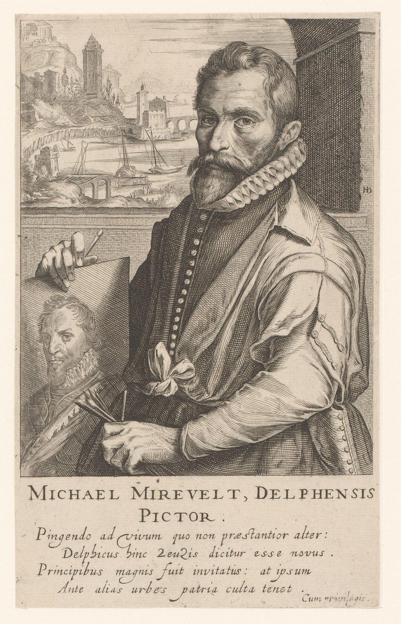 Portrait de Michiel Mierevelt - Simon Frisius