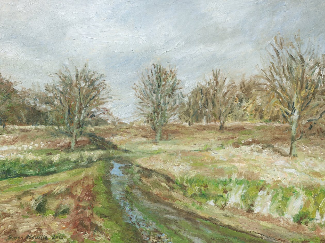 Richmond Park (huile sur toile) - Simon Neville