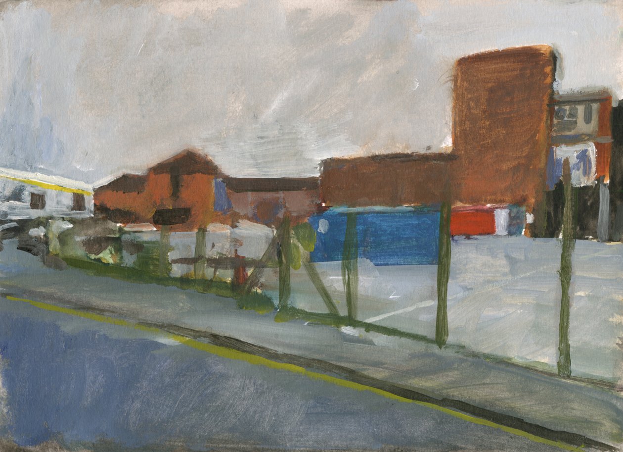 Stockage, supermarché et bâtiment d
