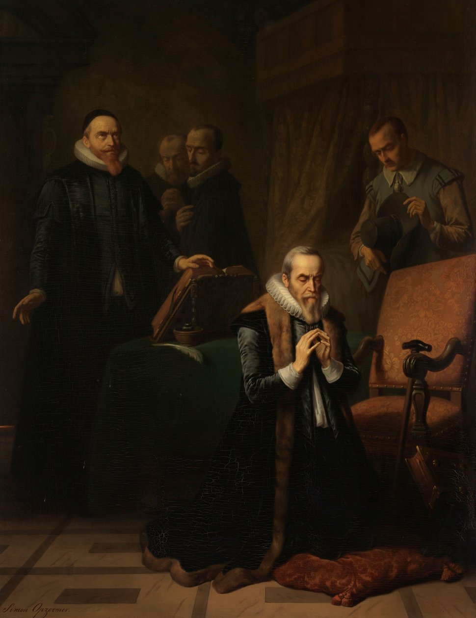 La dernière prière de Johan van Oldenbarnevelt - Simon Opzoomer