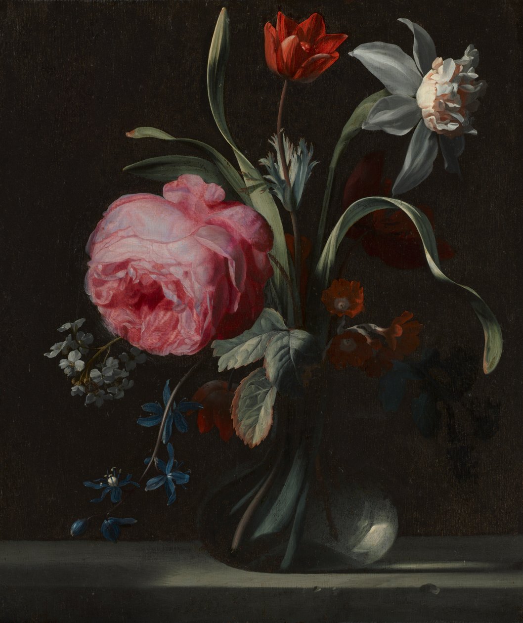 Fleurs dans un vase, vers 1669 - Simon Peeterz Verelst
