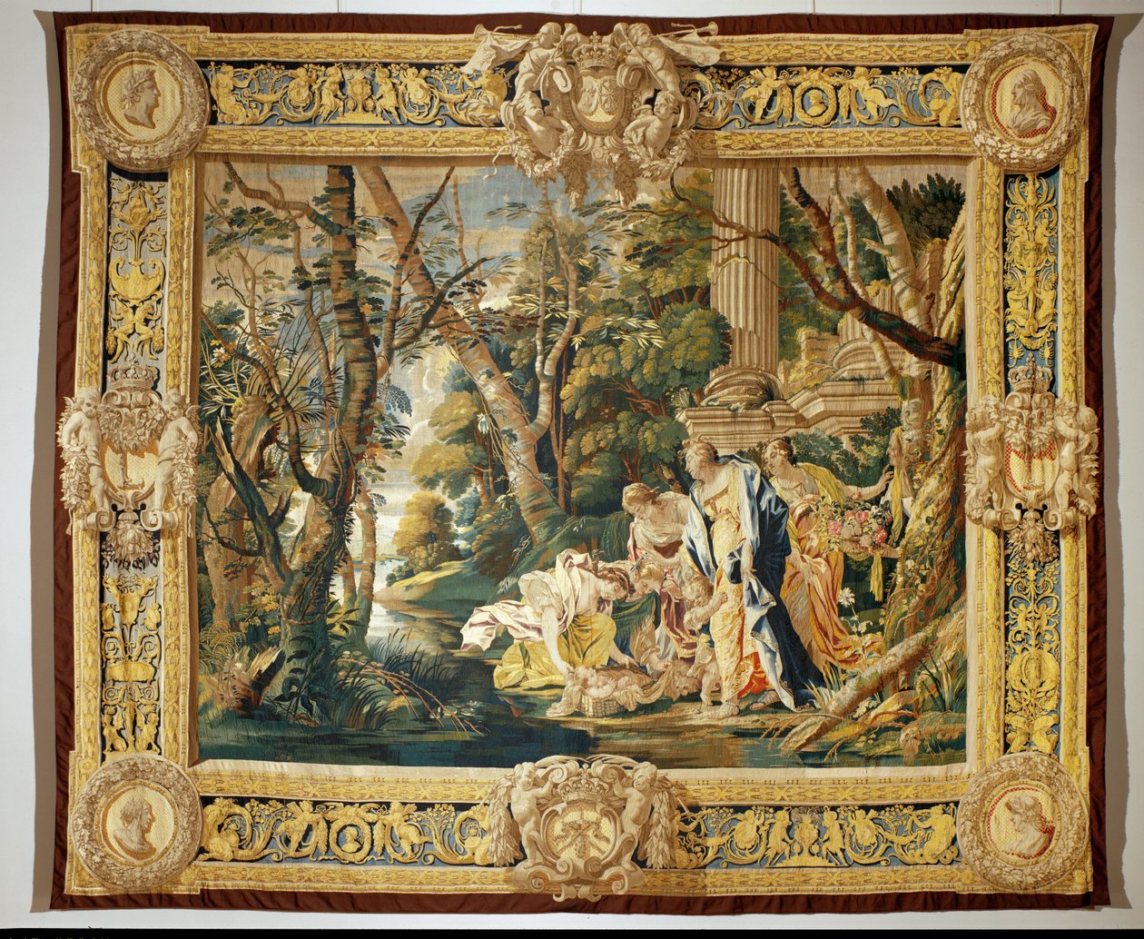 Moïse sauvé des eaux ... - Simon Vouet