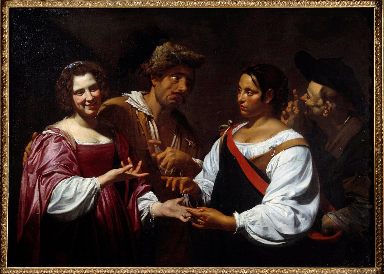 La diseuse de bonne aventure - Simon Vouet