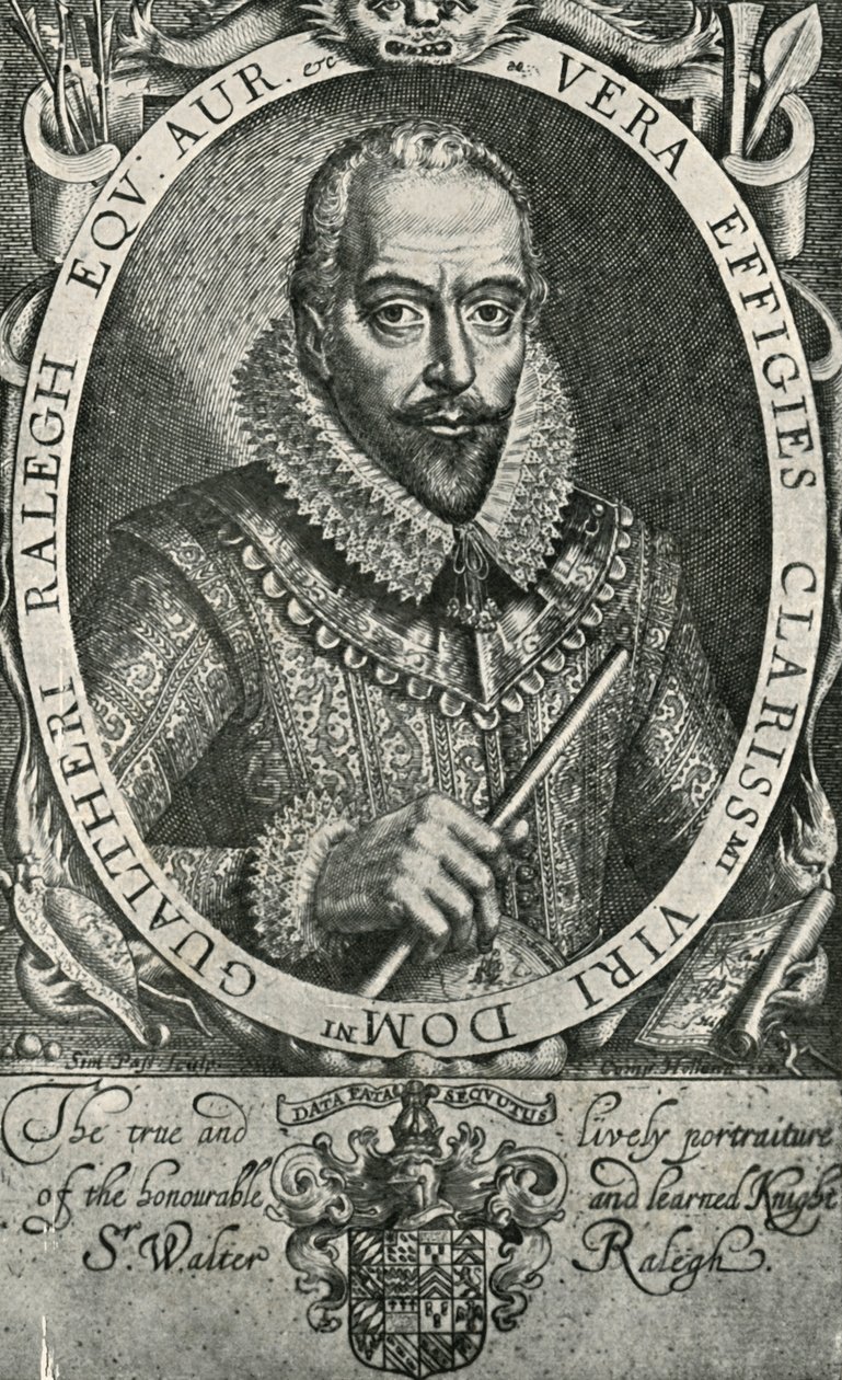 Sir Walter Raleigh, 1906 - Simon de Passe