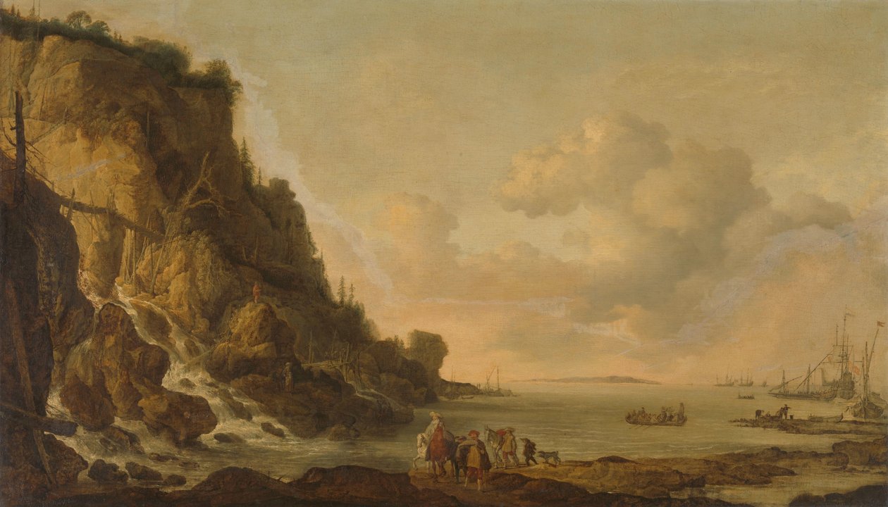 Côte rocheuse - Simon de Vlieger (attributed to)