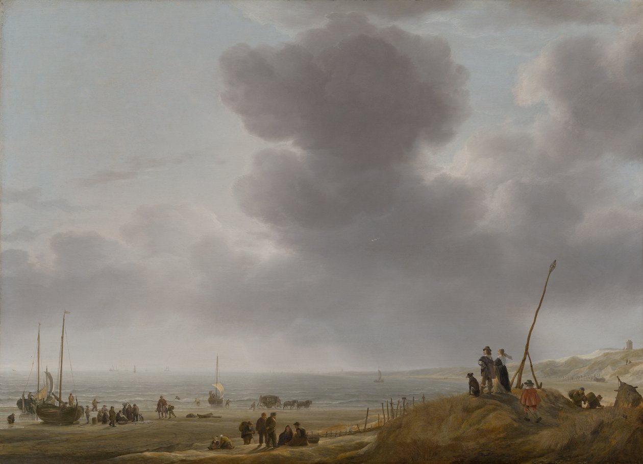 Vue de plage - Simon de Vlieger