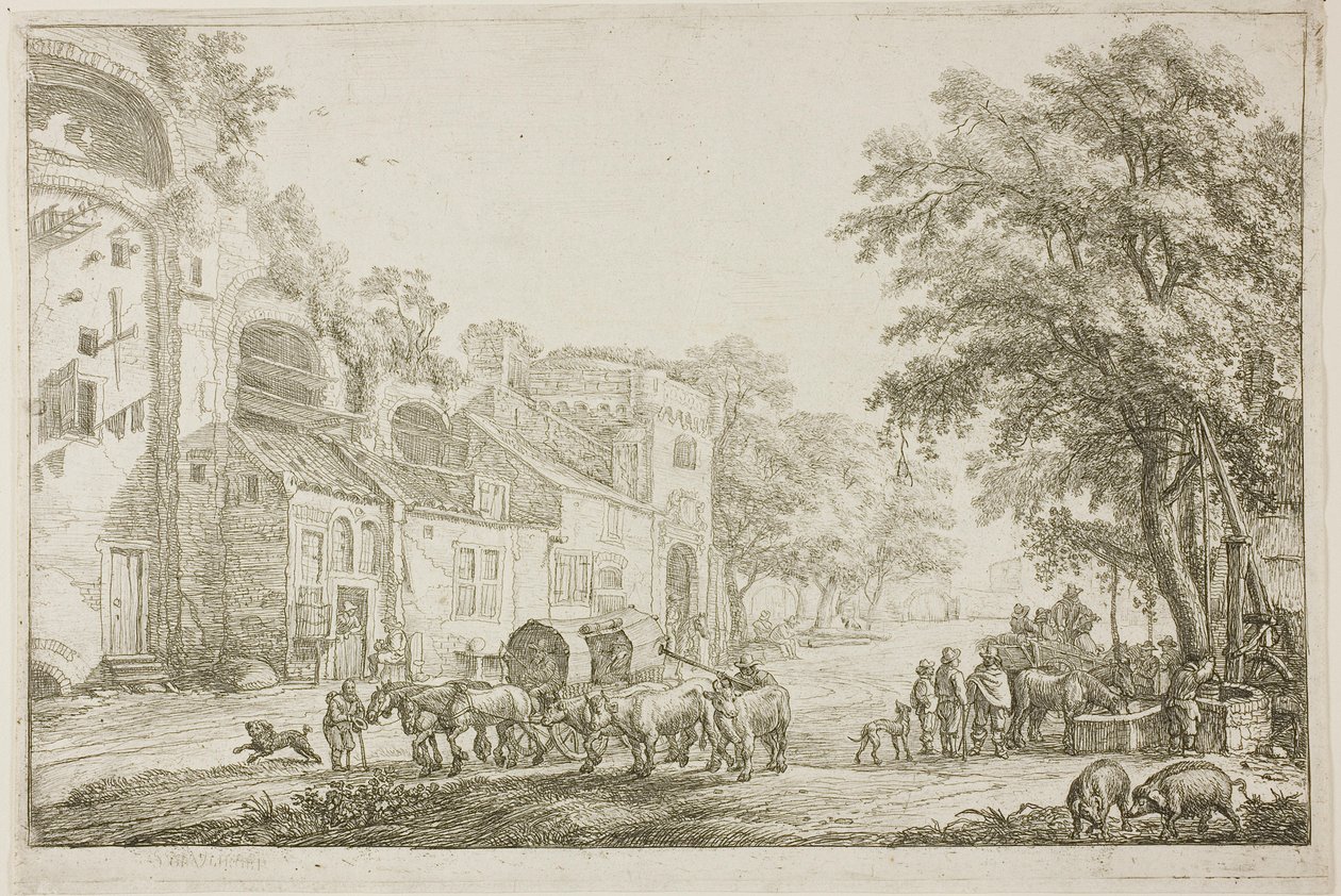 Ville de marché - Simon de Vlieger