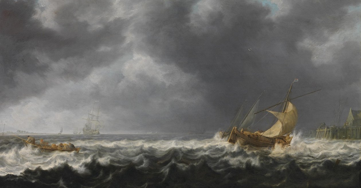 Mer agitée - Simon de Vlieger