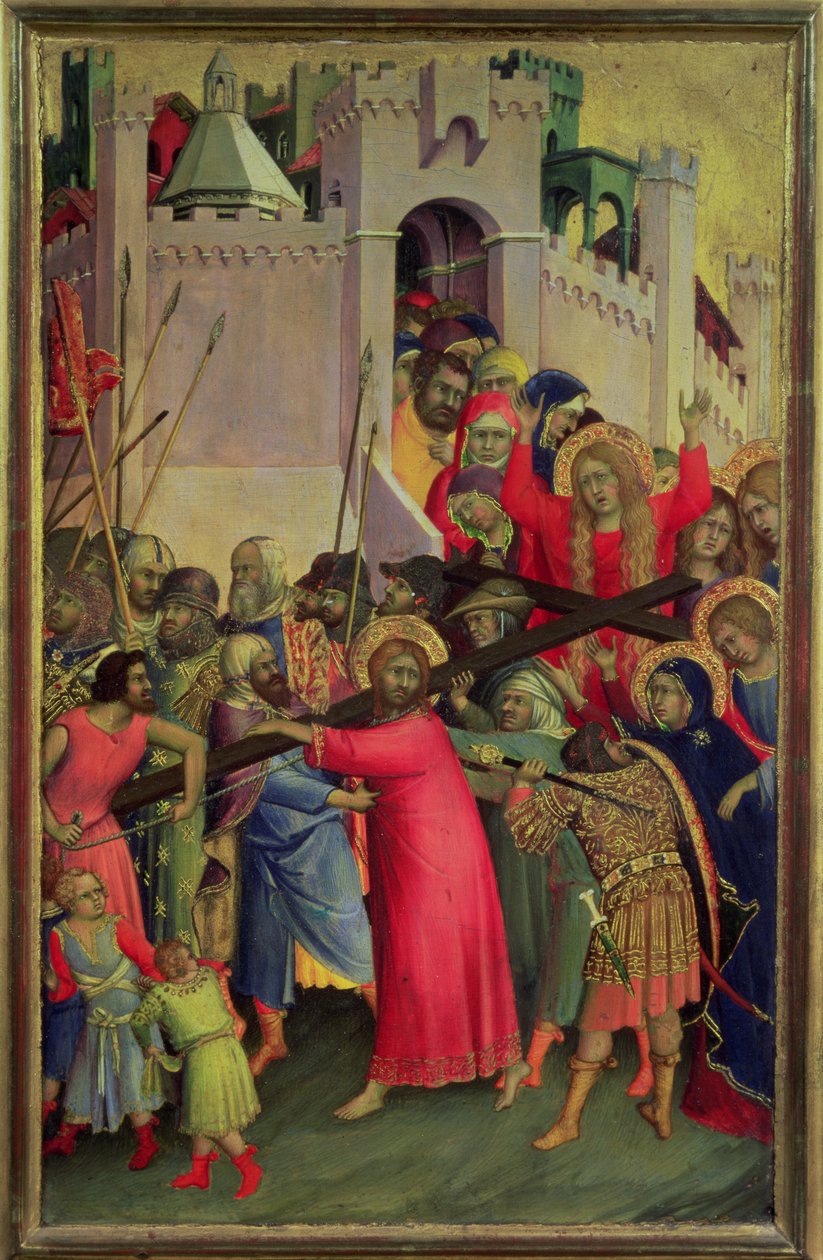 Le chemin du Calvaire - Simone Martini