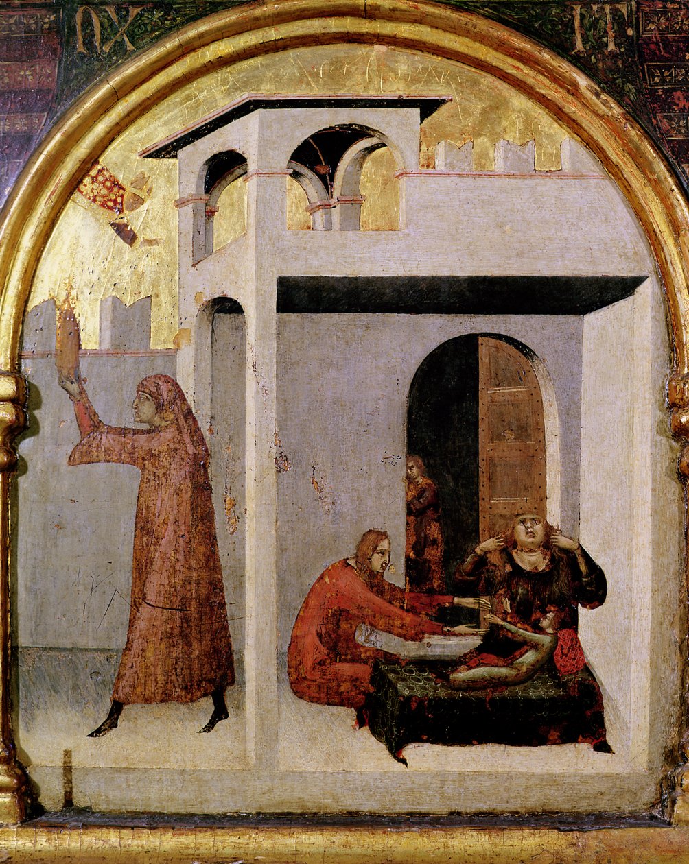 Saint Louis de Toulouse (1274-97) apparaissant au chevet d