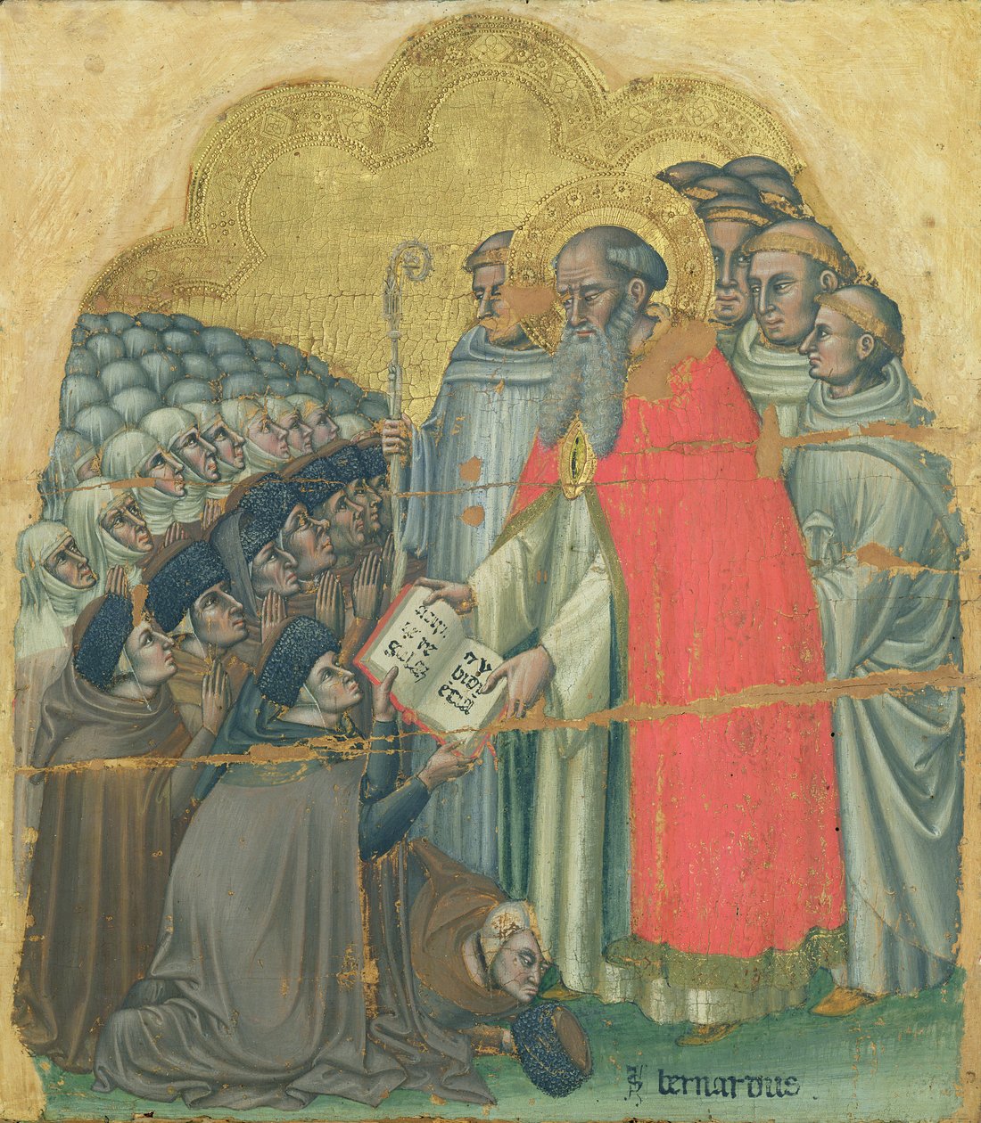 Saint Bernard Tolomeo (1272-1348) donnant la Règle à son Ordre - Simone dei Crocifissi