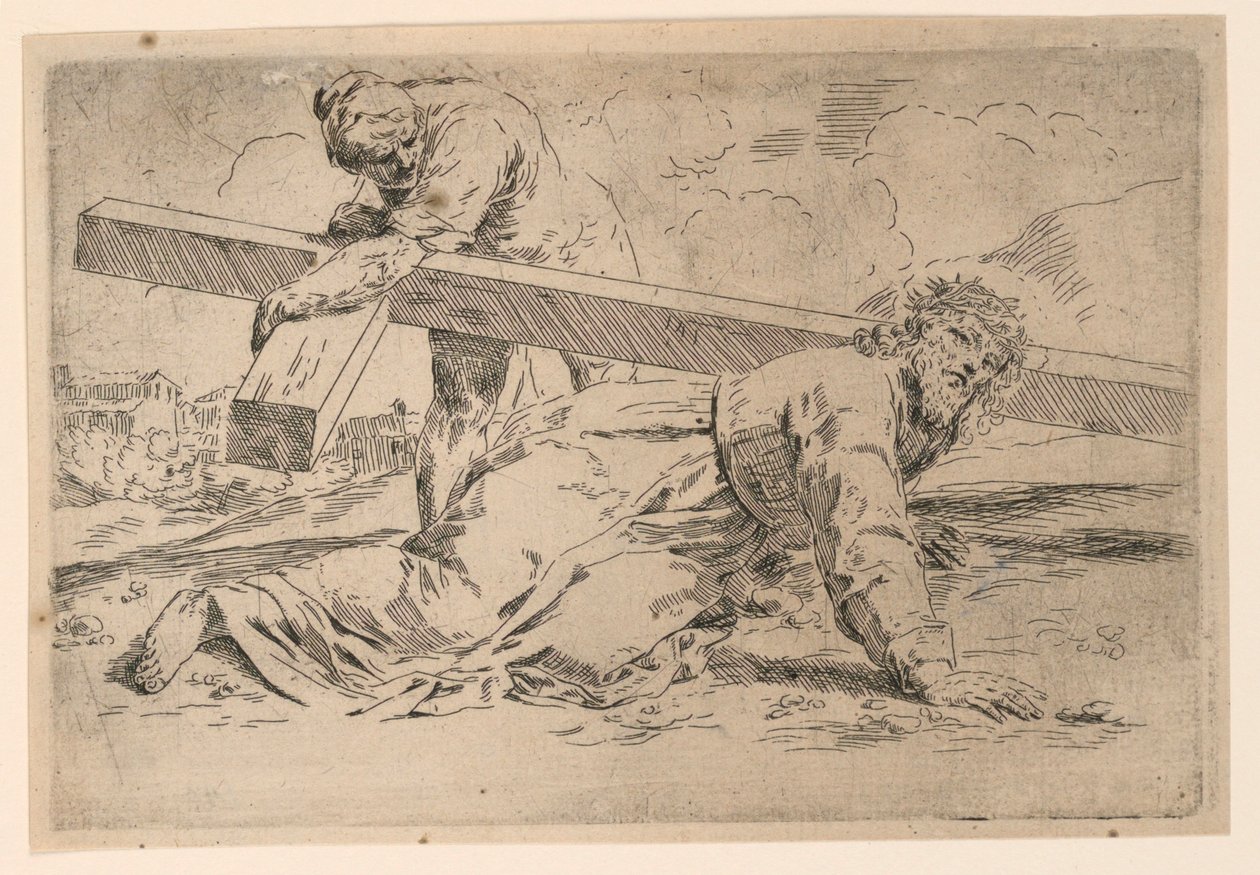 Christ portant sa croix - Simone Cantarini