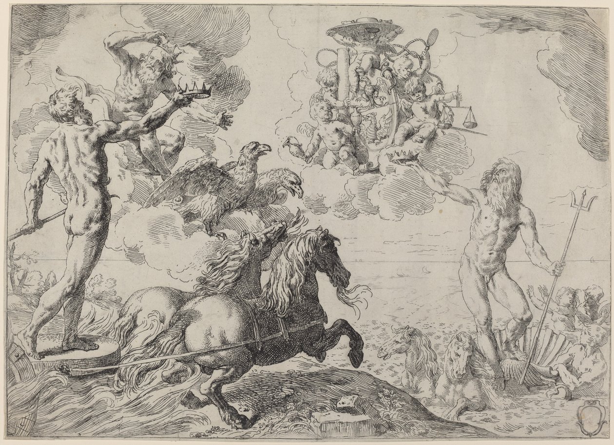 Jupiter, Neptune et Pluton - Simone Cantarini